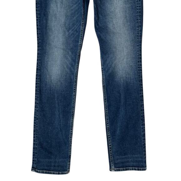 Hudson Blake Slim Straight Jeans Men’s 32X34 Medium Wash w Fading Designer - Picture 3 of 10